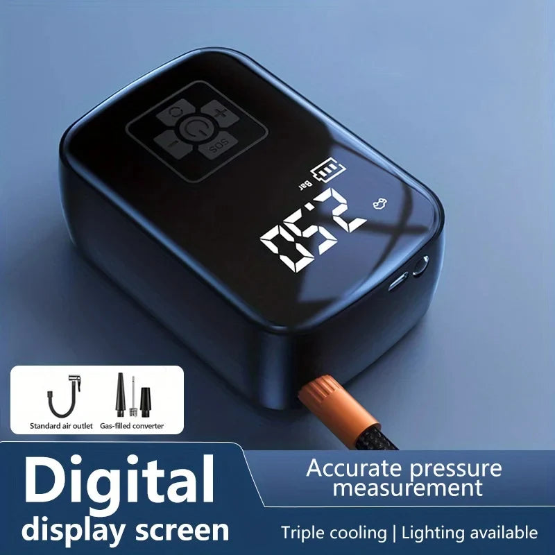 Compressore Auto Wireless — Gonfia le Gomme in 2 Minuti, Ovunque