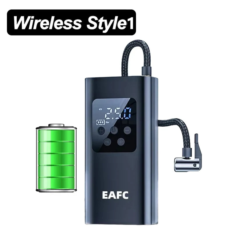 Compressore Auto Wireless — Gonfia le Gomme in 2 Minuti, Ovunque